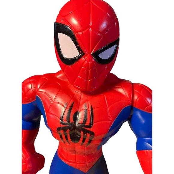 Spiderman Action Figure 10” Posable Squinty Eyed Marvel & Subs Hasbro 2018 - Picture 2 of 9